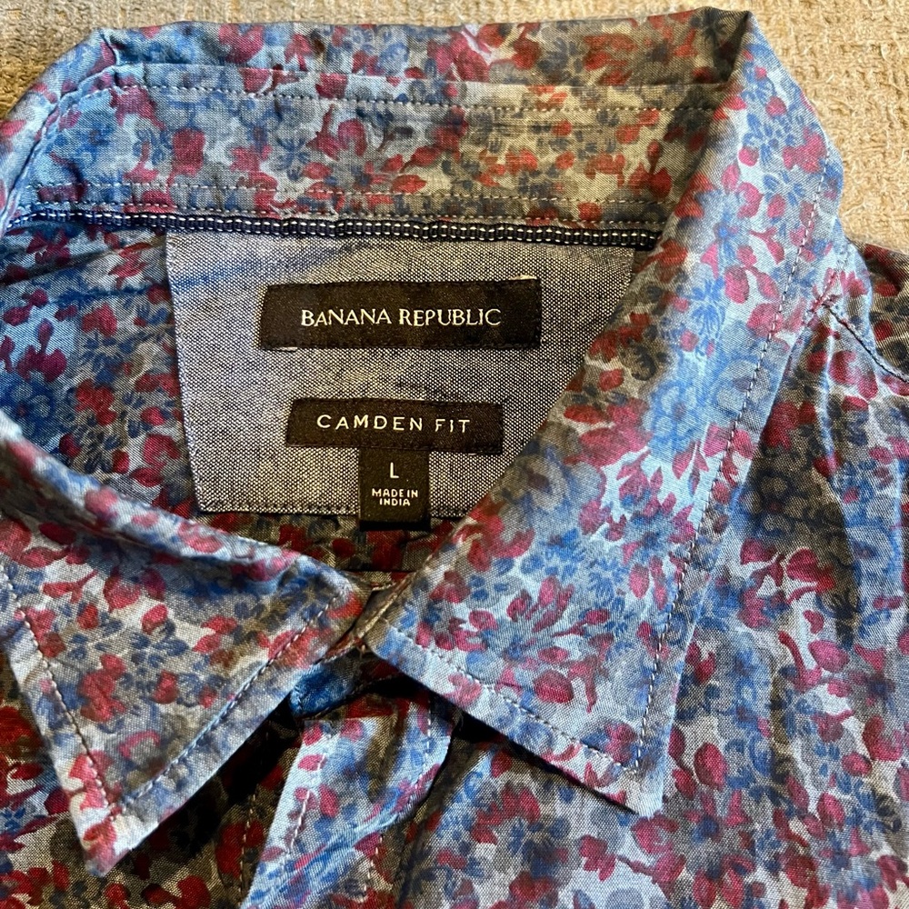 Floral print shirt from banana republic